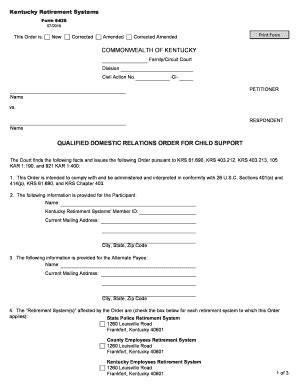 qdro forms fill  printable fillable blank pdffiller