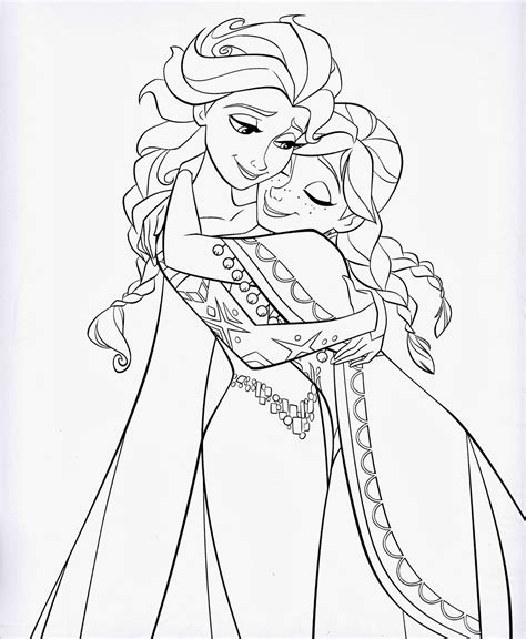disney  princesses frozen printable coloring pages