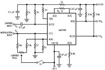 product modulator circuit diagram