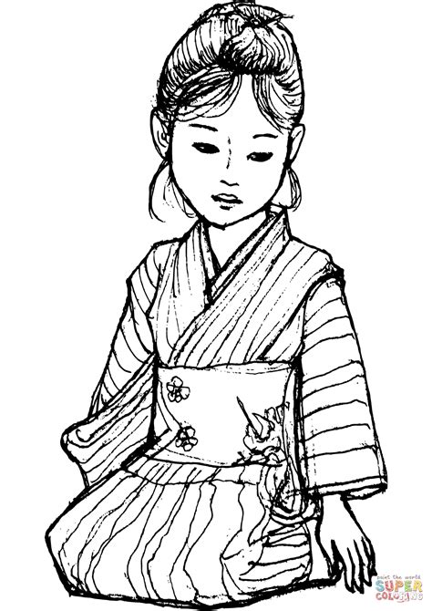 Japanese Coloring Coloring Pages