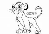 Lion King Coloring Pages Simba Disney Kids Drawings Young Printables Cartoon Print Sheets Book Choose Board sketch template