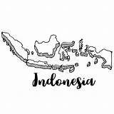 Indonesia Map Vector Illustration Drawn Hand Clip Stock Illustrations Shape Getdrawings Similar sketch template