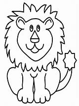 Kleurplaten Leeuw Kleurplaat Dieren Lion Leuke Tekeningen Dier Sjablonen Jungle Amrum Leones Hayvan Boyama Kaynak sketch template