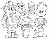 Coloring Pages Firefighter Fireman Printable Collection Great Birijus Published May sketch template