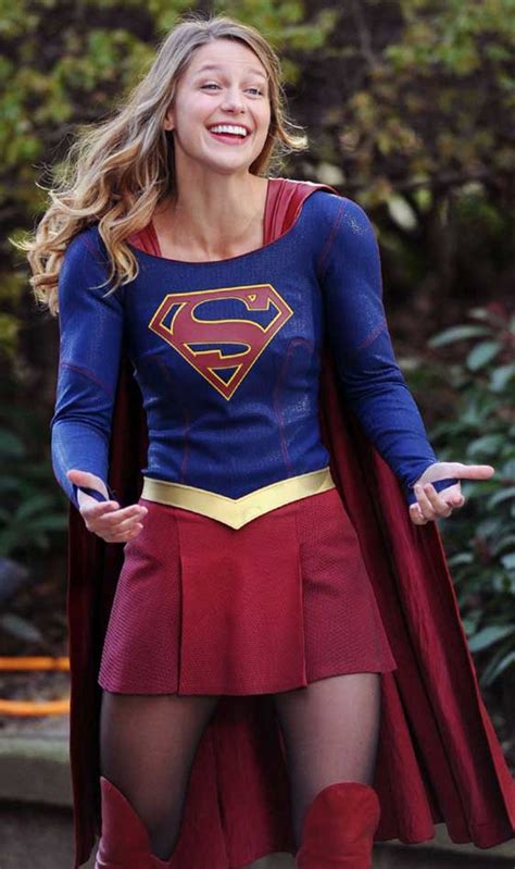 what divorce melissa benoist looked overjoyed leaping around the supergirl set 👊 celebrity wotnot