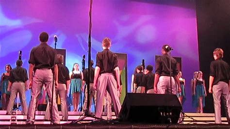 ahs choraliers perform   fame show choir competition youtube