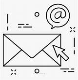 Email Coloring Envelope Marketing Kindpng sketch template
