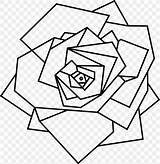 Geometric Flower Drawing Shape Floral Geometry Save sketch template