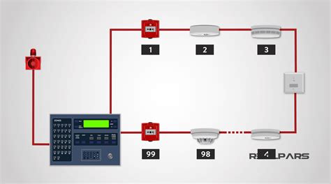 fire alarm detector circuit diagram