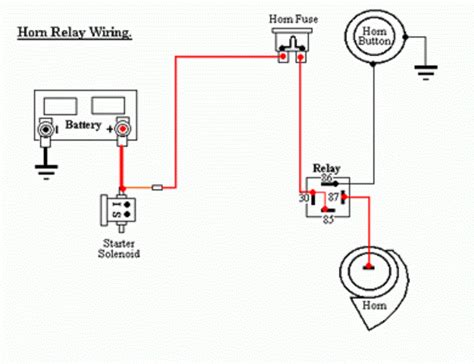 train horn wiring diagram  relay easy wiring