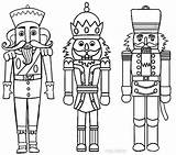Nutcracker Christmas Coloring Pages Printable sketch template