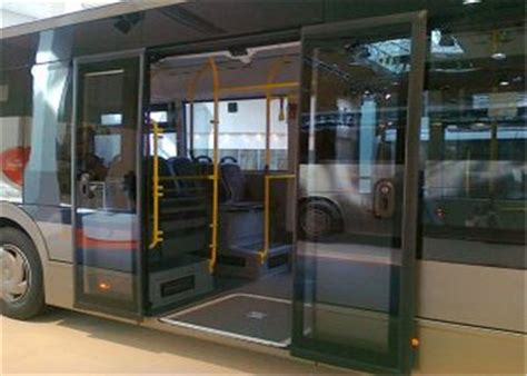 single double panel sliding plug door   electric bus passenger