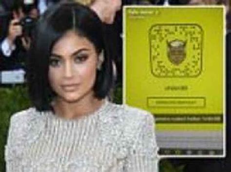 kylie jenner s snapchat is hacked one news page [uk]