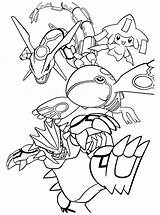 Coloring Palkia Pages Pokemon Printable Legendary Print Color Getcolorings Water sketch template