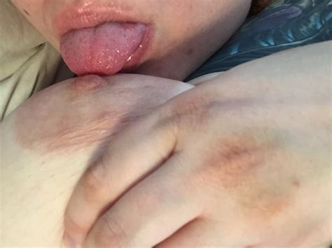 licking her own nipple porn pic eporner