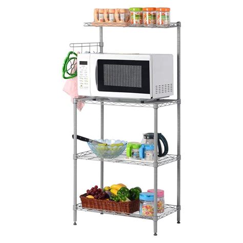 ktaxon  tier bakers rack microwave oven stand kitchen utility