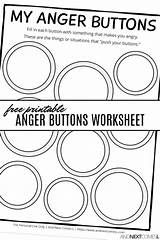 Anger Worksheet Kids Printable Worksheets Management Buttons Skills Coping Activities Pdf Autism Angry Therapy Emotions Social Activity Triggers Teens Frustration sketch template