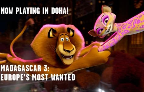 Now Playing In Doha Madagascar 3 Europe’s Most Wanted Blog Doha