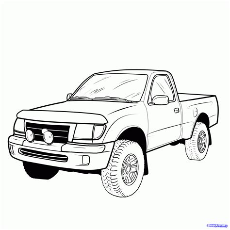 truck drawings  kids clipartsco