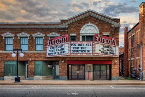 lincoln theater marquee lincoln illinois   post flickr