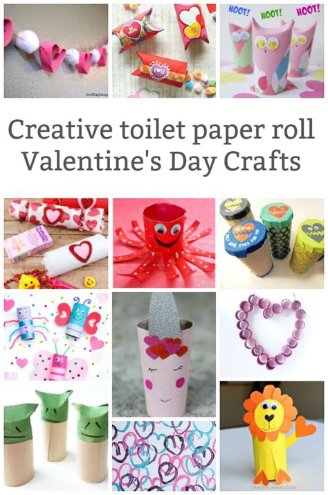 easy toilet paper roll valentine crafts  kids