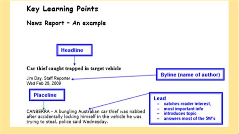 newspaper assessment prep  year  english