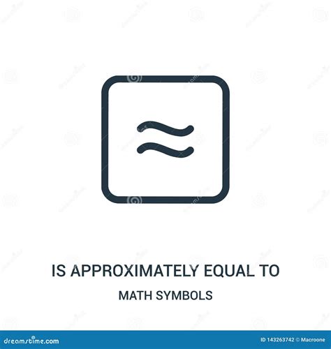 approximately equal  icon  white background simple element