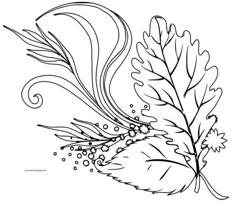 fall flower design coloring page fall flowers coloring pages tree