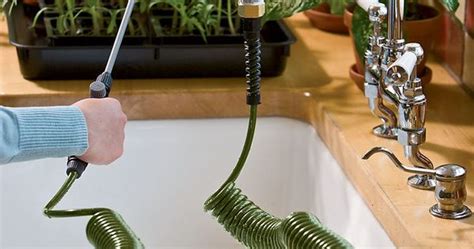 indoor plant watering hose mini coil indoor garden hose