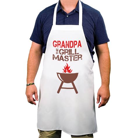 grandpa grill master apron in4329