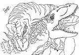 Indominus Tyrannosaurus Tarbosaurus Dinosaurs Getdrawings Releitura sketch template