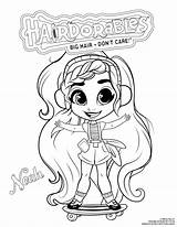 Hairdorables Coloring Pages sketch template
