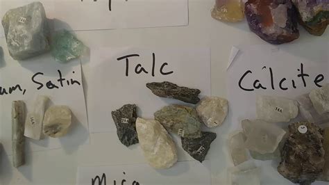 mineral identification youtube