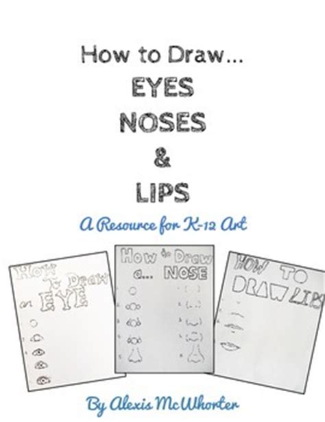 drawing resource   draw eyes noses mouths printable tpt