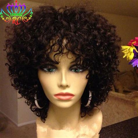 Newest Short Synthetic Wigs For Black Women Afro Kinky