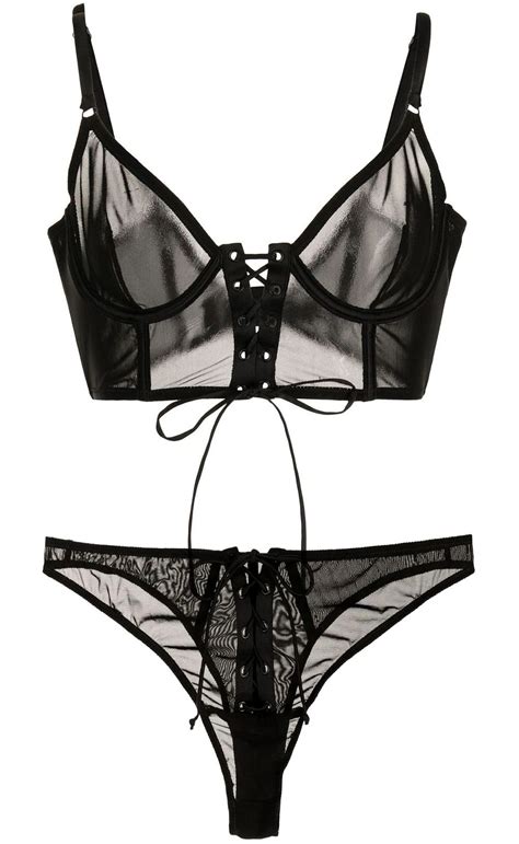 Martysimone Kiki De Montparnasse Claire Corset Bra Corset Panty In