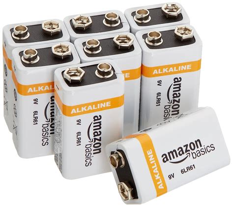 The Prudent Pantry Amazonbasics 9 Volt Everyday Alkaline Batteries 8
