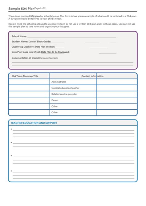 fillable sample  plan template printable