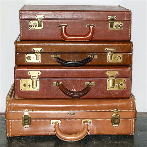collection  vintage briefcases ebth
