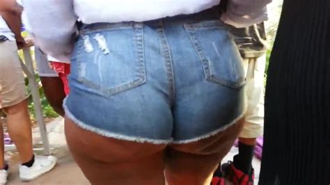 Phat Black Booty In Cut Off Jean Shorts Porn Ee Xhamster