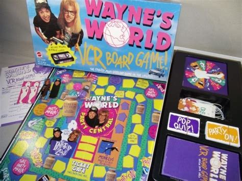 waynes world vcr board game board games  board games vintage
