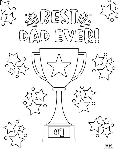 happy fathers day coloring card coloring pages