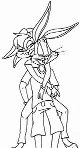 Lola Looney Tunes Pernalonga Thug Carregando Kaninchen Bestcoloringpagesforkids Coloringhome Tudodesenhos Pintarcolorear sketch template
