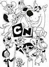 Characters Nickelodeon Getcolorings Cowardly Courage Collegesportsmatchups Tatouage sketch template