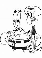 Coloring Mr Krabs Squidward Pages Print Spongebob Netart Color Gangsta Squarepants Getcolorings Searches Reading Recent sketch template