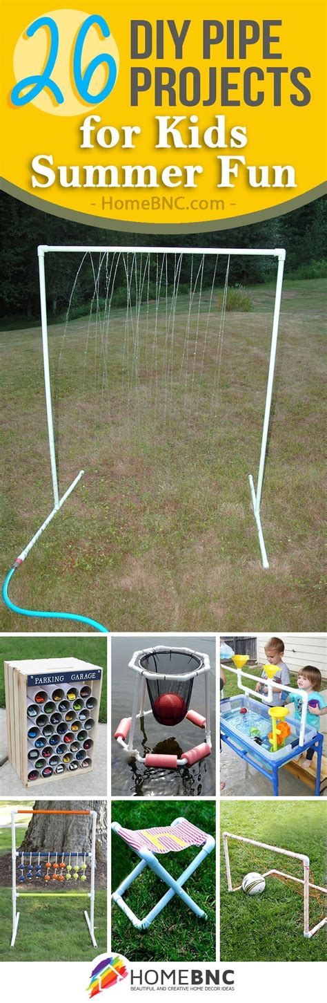 diy pipe projects  kids ideas  designs