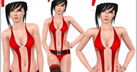 my sims 3 blog miss santa christmas lingerie