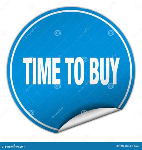 time  buy sticker stock vector illustration  white