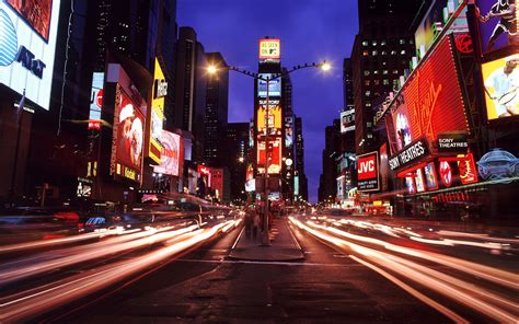 york times square night city wallpaper hd city  wallpapers