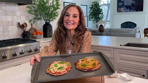today highlight joy bauer cooks  healthier personal pizzas nbccom